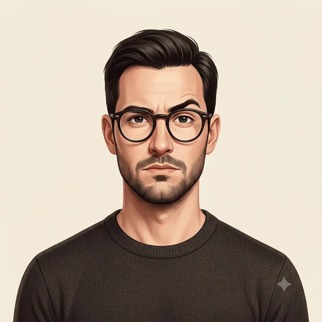 Illustrated portrait of the Sceptic persona